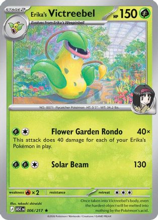 Erika's Victreebel 006 - Rare
