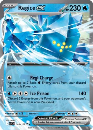 Regice ex 048 - Double Rare