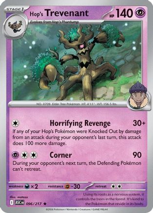 Hop's Trevenant 096/217 - Rare