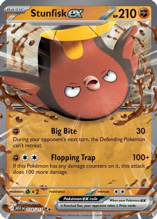 Stunfisk ex 114/217 - Double Rare