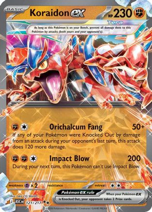 Koraidon ex 121 - Double Rare