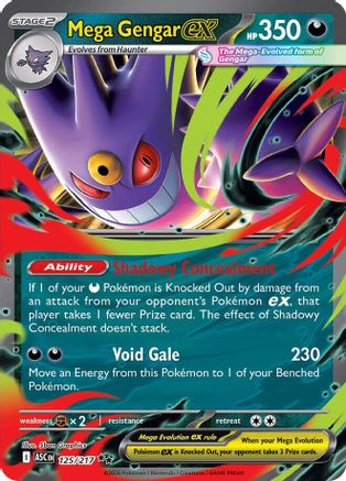 Mega Gengar ex 125/217 - Double Rare