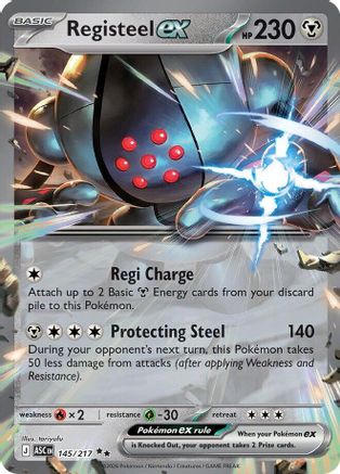 Registeel ex 145 - Double Rare