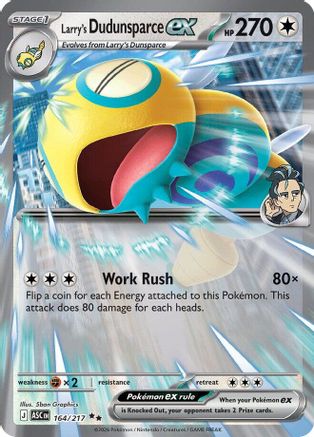 Larry's Dudunsparce ex 164 - Double Rare