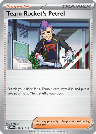 Team Rocket's Petrel 207 - Uncommon