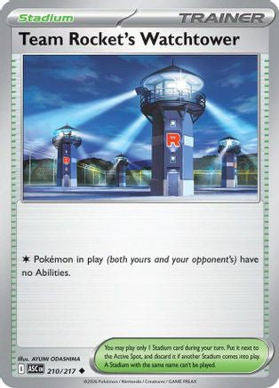 Team Rocket's Watchtower 210 - Uncommon