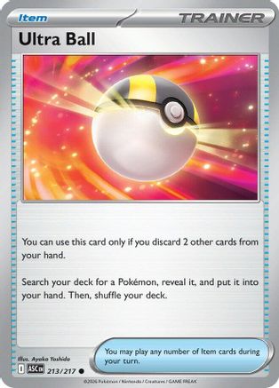 Ultra Ball 213/217 - Common Reverse Holo