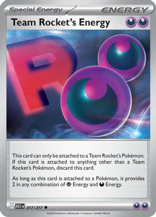 Team Rocket's Energy 217 - Uncommon