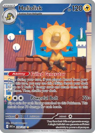 Heliolisk 229/217 - Illustration Rare