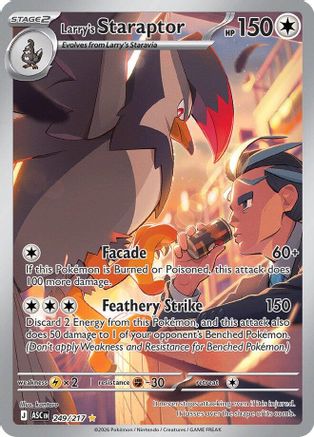 Larry's Staraptor 249/217 - Illustration Rare