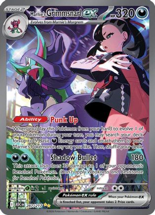 Marnie's Grimmsnarl ex 287 - Special Illustration Rare