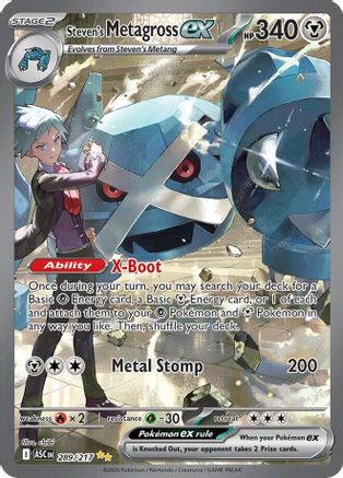 Steven's Metagross ex 289 - Special Illustration Rare
