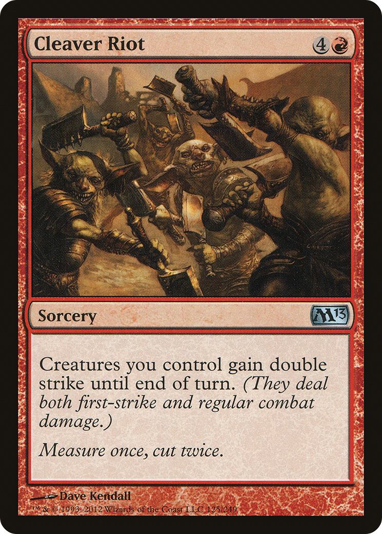 Cleaver Riot (M13-125) Foil