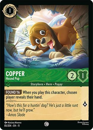 Copper (Hound Pup) - 85/204 - Common (Foil)