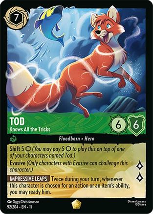 Tod (Knows All the Tricks) - 92/204 - Legendary (Foil)