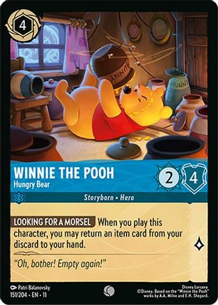 Winnie the Pooh (Hungry Bear) - 151/204 - Common