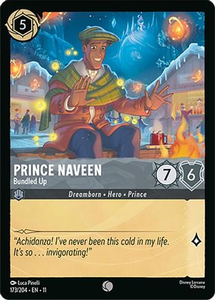 Prince Naveen (Bundled Up) - 173/204 - Common