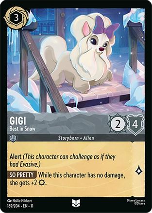 Gigi (Best in Snow) - 189/204 - Uncommon (Foil)