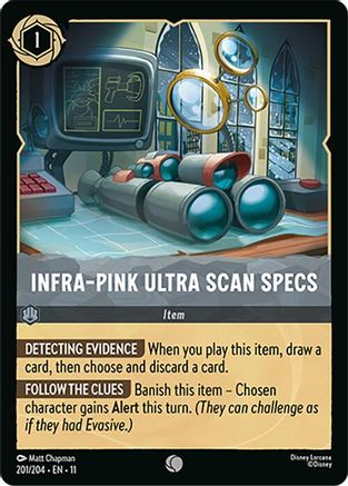 Infra-Pink Ultra Scan Specs - 201/204 - Common