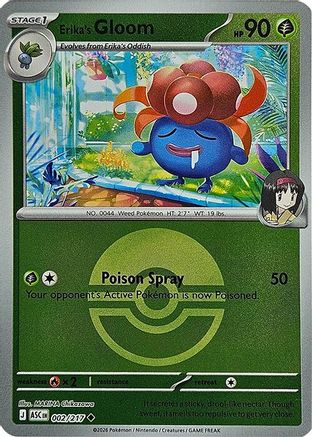 Erika's Gloom (Poke Ball) 002 - Uncommon Reverse Holo