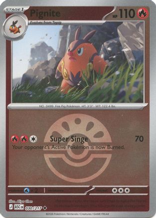 Pignite (Friend Ball) 030 - Uncommon Reverse Holo