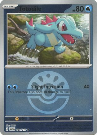 Totodile (Friend Ball) 041 - Common Reverse Holo