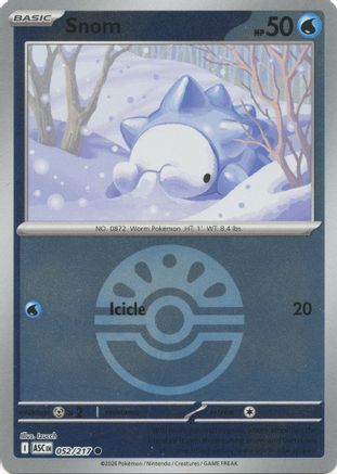 Snom (Friend Ball) 052 - Common Reverse Holo