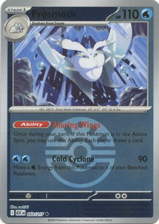 Frosmoth (Friend Ball) 053 - Uncommon Reverse Holo