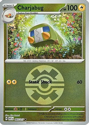 Charjabug (Quick Ball) 065 - Common Reverse Holo