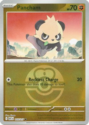 Pancham (Love Ball) 115 - Common Reverse Holo