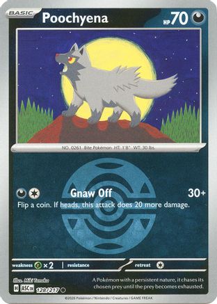Poochyena (Dusk Ball) 128 - Common Reverse Holo