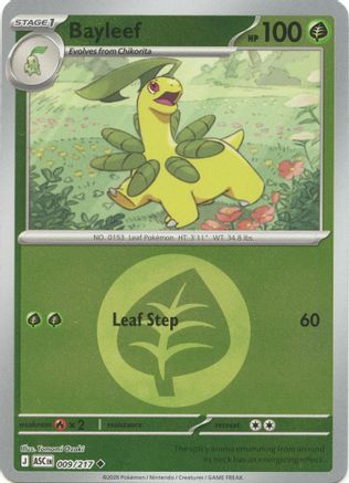 Bayleef (Energy Symbol Pattern) 009 - Uncommon Reverse Holo