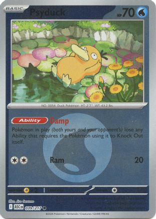 Psyduck (Energy Symbol Pattern) 039/217 - Common Reverse Holo