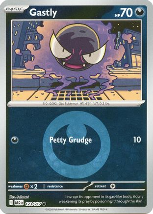 Gastly (Energy Symbol Pattern) 123 - Common Reverse Holo