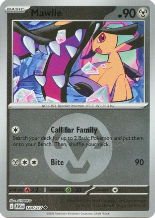 Mawile (Energy Symbol Pattern) 144/217 - Uncommon Reverse Holo