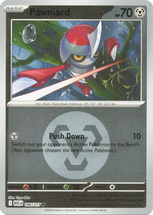 Pawniard (Energy Symbol Pattern) 146 - Common Reverse Holo