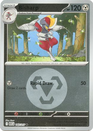 Bisharp (Energy Symbol Pattern) 147 - Common Reverse Holo