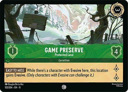 Game Preserve (Protected Land) - 102/204 - Common (Foil)