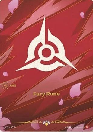 Fury Rune (R01b) - R01b - Promo