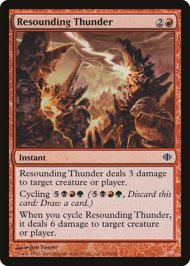 Resounding Thunder (ALA-110) Foil