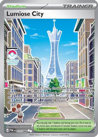 Lumiose City 111/088 - Holofoil - Ultra Rare