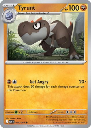 Tyrunt 044 - Reverse Holofoil - Common