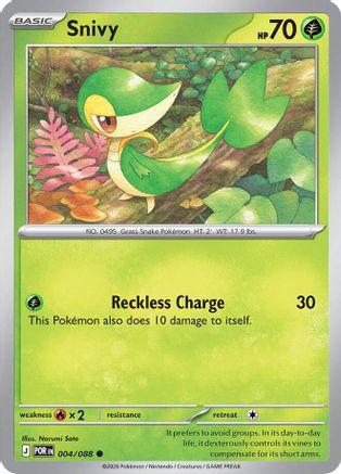 Snivy 004 - Reverse Holofoil - Common