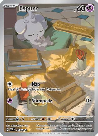 Espurr 095/088 - Holofoil - Illustration Rare
