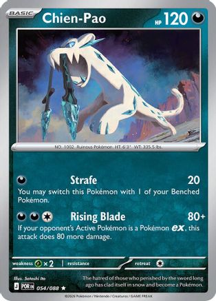 Chien-Pao 054 - Holofoil - Rare