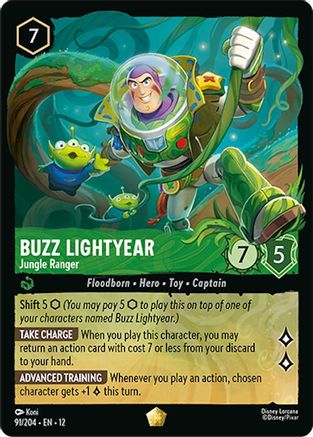 Buzz Lightyear (Jungle Ranger) - 91/204 - Legendary