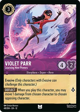 Violet Parr (Learning New Powers) - 48/204 - Uncommon (Foil)