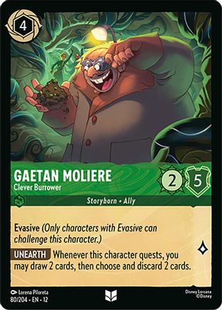 Gaetan Moliere (Clever Burrower) - 80/204 - Uncommon (Foil)