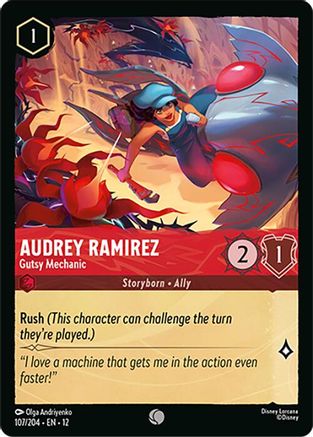 Audrey Ramirez (Gutsy Mechanic) - 107/204 - Common