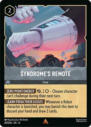 Syndrome's Remote - 201/204 - Rare (Foil)